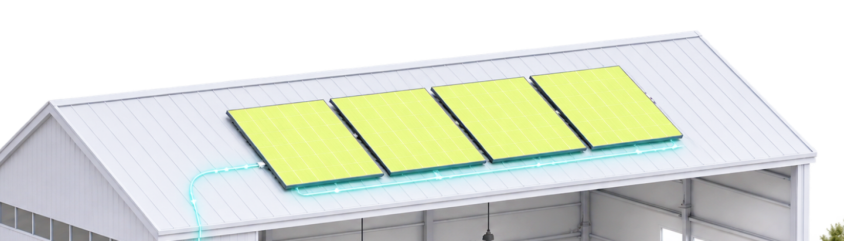 Solar module installation